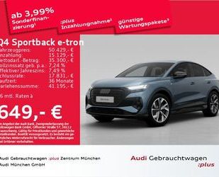 Audi Audi Q4 Sportback 45 e-tron qu. S line Pano/Matrix Gebrauchtwagen