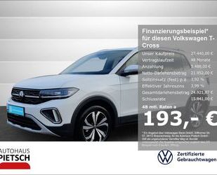 VW Volkswagen T-Cross 1.0 TSI Style Matrix-LED NAVI P Gebrauchtwagen