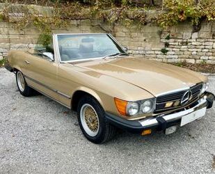 Mercedes-Benz Mercedes-Benz SL 450, ikonengold, TÜV + H-Kennzei Gebrauchtwagen