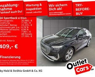 Audi Audi Q4 Sportback e-tron 35 S line LED NAV+ KAM 20 Gebrauchtwagen