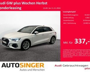 Audi Audi A3 Sportback 40 TFSI S line qua *PANO*MATRIX* Gebrauchtwagen