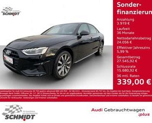 Audi Audi A4 Limousine 40 TDI quattro advanced MMI LED Gebrauchtwagen