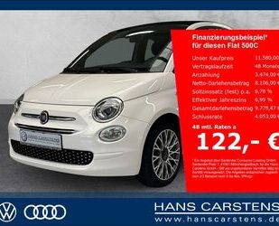 Fiat Fiat 500C 1.2 Cabrio 8V Lounge S&S Klima Tempomat Gebrauchtwagen