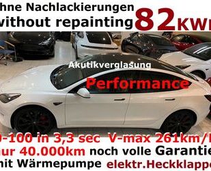 Tesla Tesla Model 3 Performance+Wärmepumpe+Akustikvergla Gebrauchtwagen