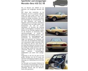 Mercedes-Benz Mercedes-Benz 450SLC Rallyefahrzeug,Überrollkäfig Gebrauchtwagen