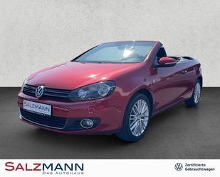 VW Volkswagen Golf VI Cabrio 1.2 TSI Cup, AHK, Windsc Gebrauchtwagen