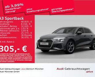 Audi Audi A3 Sportback 40 TFSI e S tronic S line AHK/Vi Gebrauchtwagen