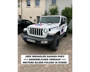 Jeep Jeep Wrangler 2.0 4xe PHEV Sahara Unlimited Auto A Gebrauchtwagen