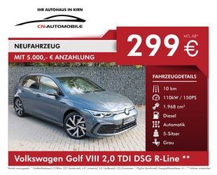 VW Volkswagen Golf VIII 2,0 TDI DSG R-L. #RATE ab 299 Gebrauchtwagen