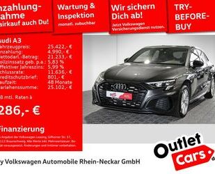 Audi Audi A3 45 TFSI e Sportback S line Black-Paket Nav Gebrauchtwagen