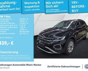 VW Volkswagen T-Roc 1.5 TSI Style DSG Navi AHK LED uv Gebrauchtwagen