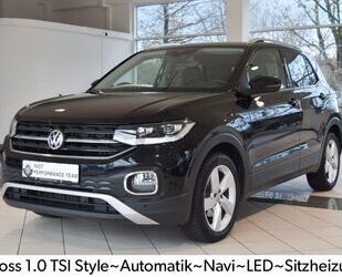 VW Volkswagen T-Cross 1.0 TSI Style~Automatik~Navi~LE Gebrauchtwagen