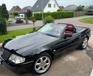 Mercedes-Benz Mercedes-Benz SL320 R129 Designo schwarz/rot Pano Gebrauchtwagen