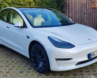 Tesla Tesla Model 3 Performance,2xWeiss,Mwst.,evtl.Inz.m Gebrauchtwagen