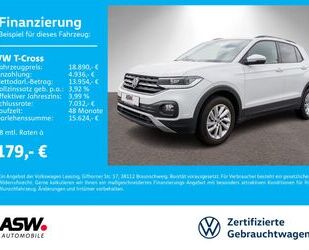 VW Volkswagen T-Cross Life 1.0 TSI Navi LED ACC SHZ P Gebrauchtwagen