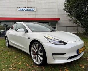 Tesla Tesla Model 3 PERFORMANCE 462PK AWD75KWH/PANO/LEER Gebrauchtwagen