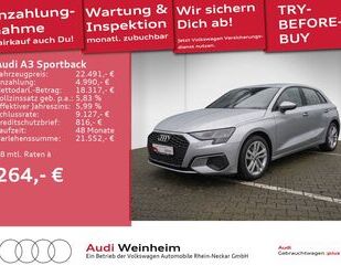 Audi Audi A3 Sportback Facelift 35 TDI Navi Kamera Klim Gebrauchtwagen