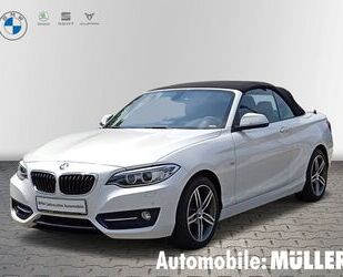 BMW BMW 218 i Sport Line Cabrio Navi Leder Soundsyste Gebrauchtwagen