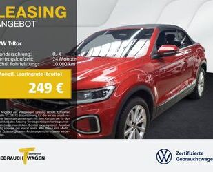 VW Volkswagen T-Roc Cabrio 1.0 TSI STYLE NAVI KAMERA Gebrauchtwagen