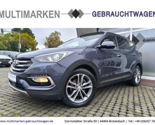 Hyundai Hyundai SANTA FE blue Premium 4WD 2.2 CRDi DPF AHK Gebrauchtwagen