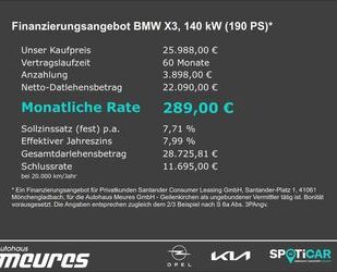 BMW BMW X3 xDrive 20d M Sport Leder Sportsitze El. Hec Gebrauchtwagen