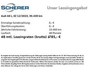 Audi Audi A8 L TFSI e 60 TFSIe quattro HUD PANO B&O Gebrauchtwagen