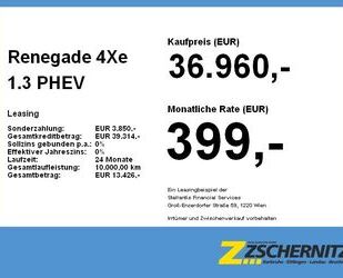 Jeep Jeep Renegade 4Xe 1.3 PHEV Navi Kamera Gebrauchtwagen