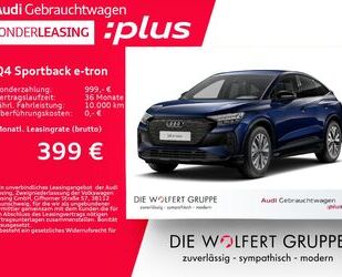 Audi Audi Q4 Sportback e-tron 40 AHK+WÄRMEPUMPE+NAVI+GR Gebrauchtwagen