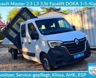 Renault Renault Master 2.3 DOKA L3 3,5t Klima 3 Seiten Kip Gebrauchtwagen