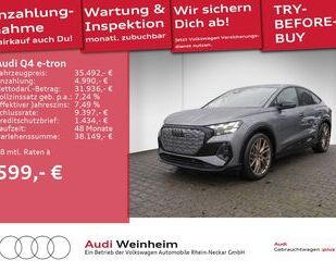 Audi Audi Q4 e-tron Sportback 35 Black-Paket Navi Kamer Gebrauchtwagen