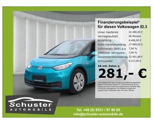 VW ID.3 Pure Performance*Navi LED VKZ-Erk PDCv+h Gebrauchtwagen